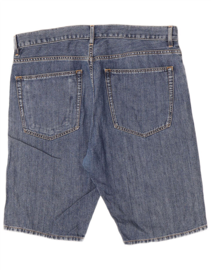 Pantalones cortos de mezclilla para hombre Lacoste Talla 44 Grande W34 Algodón azul