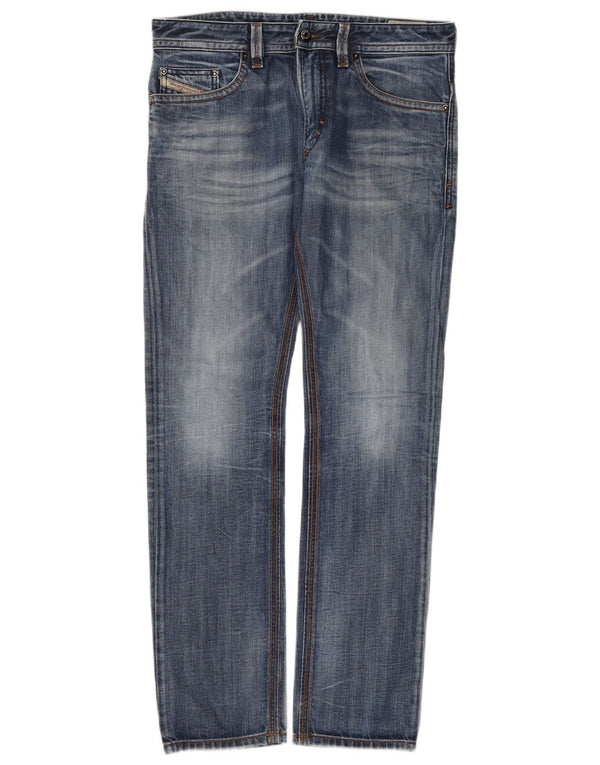Diesel Hombre Thavar Slim Fit Vaqueros Pitillo W31 L30 Algodón Azul
