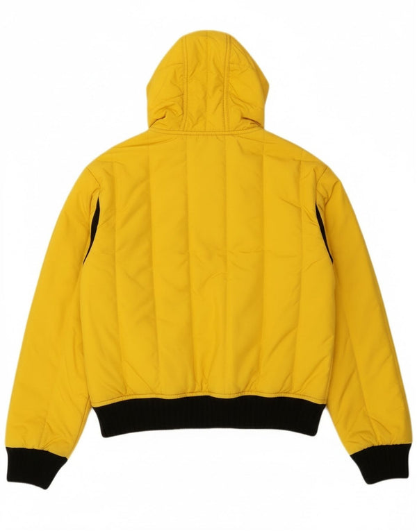 Refrigiwear Chaqueta cortavientos con capucha para mujer UK 40 Large Yellow Colourblock