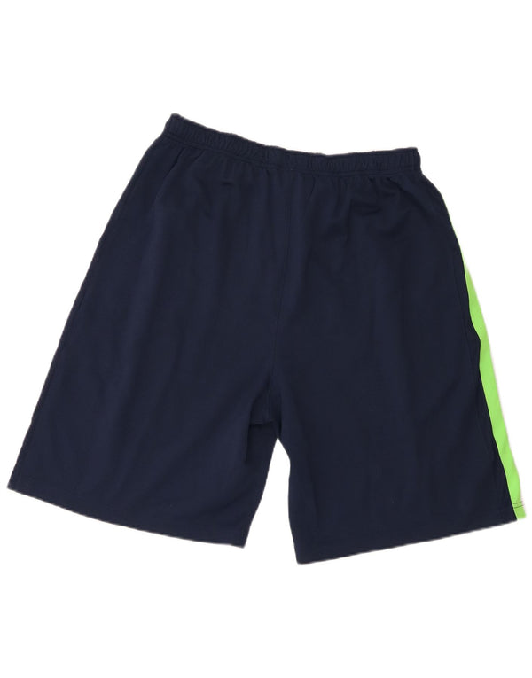 Pantalones cortos deportivos Nike Seattle Seahawks para hombre, talla grande, color azul marino