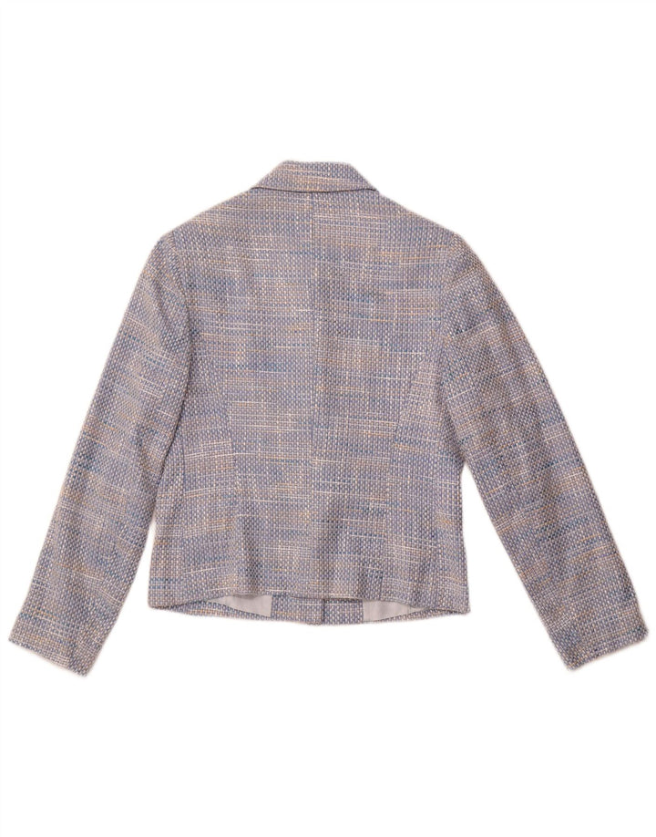 TOUJOURS Chaqueta tipo blazer de 5 botones para mujer UK 10 Small Blue