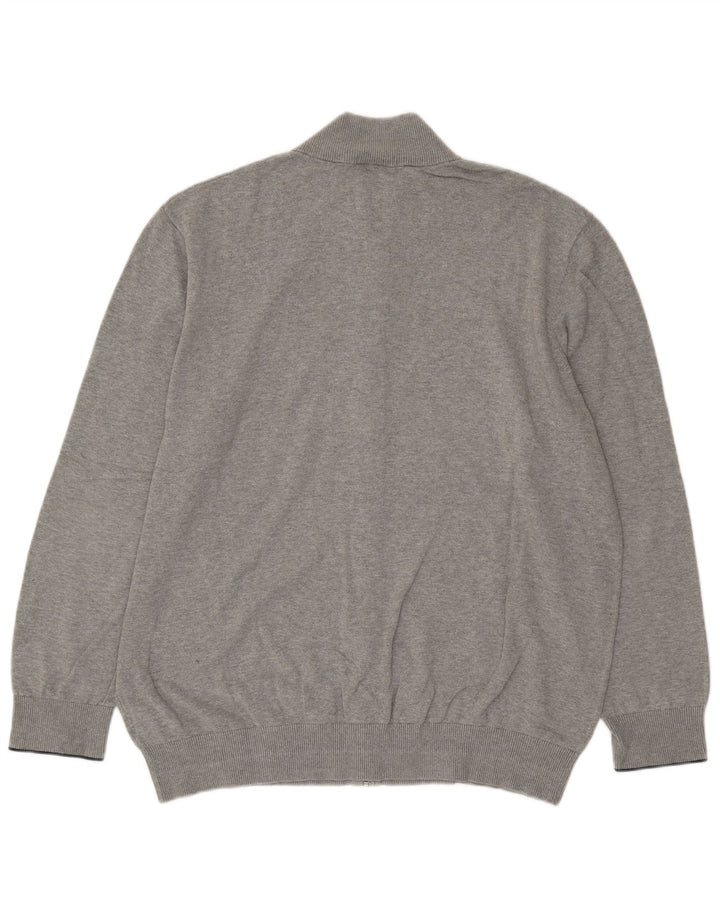Timberland Suéter tipo cárdigan para hombre 2XL Algodón gris