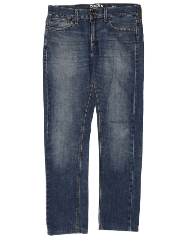 Levi's Mens Straight Jeans W32 L30 Blue Cotton