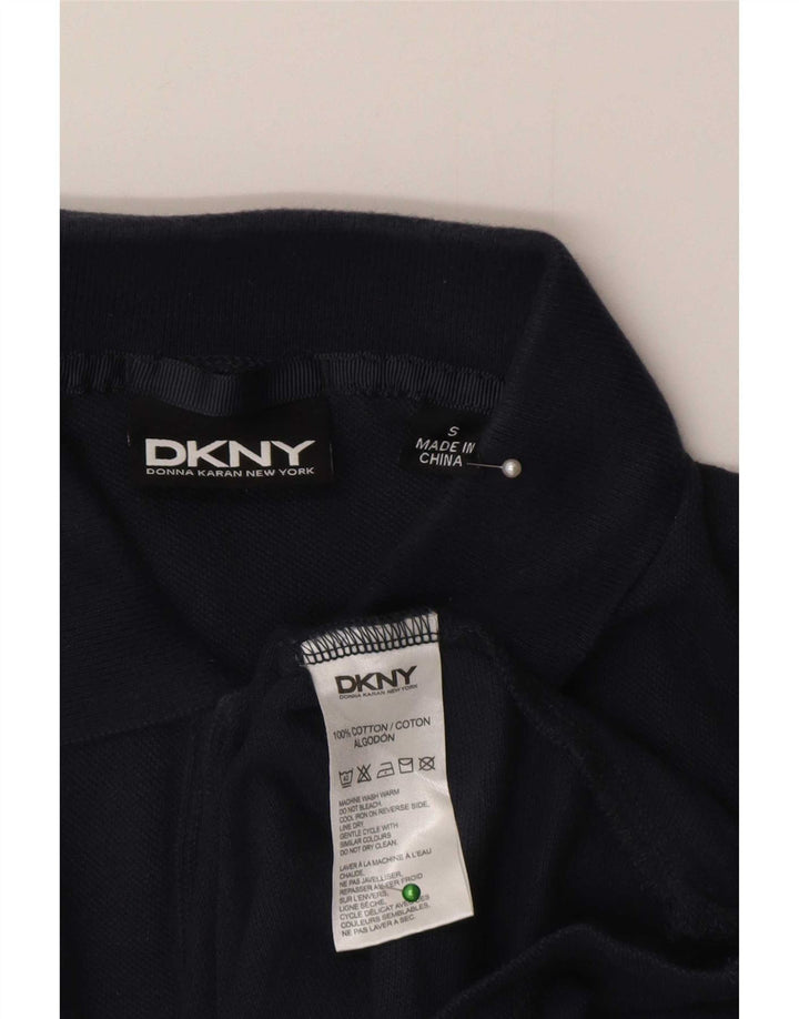 Dkny Polo Gráfico Para Hombre Pequeño Algodón Azul Marino