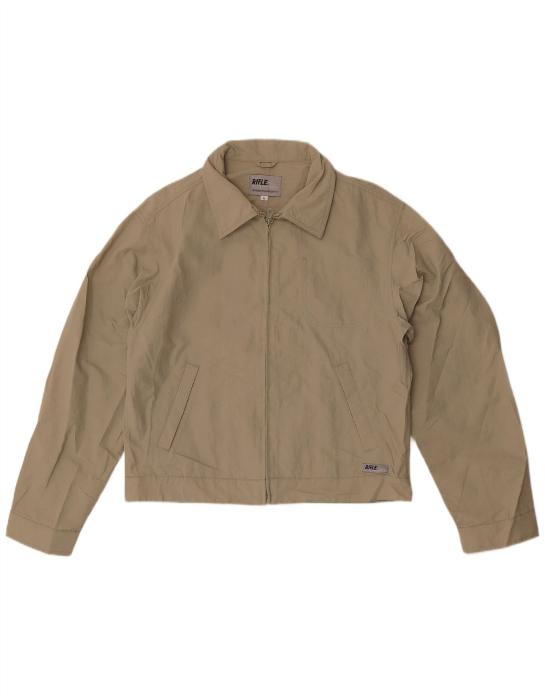 Rifle Chaqueta Bomber para Hombre UK 40 Grande Poliamida Verde