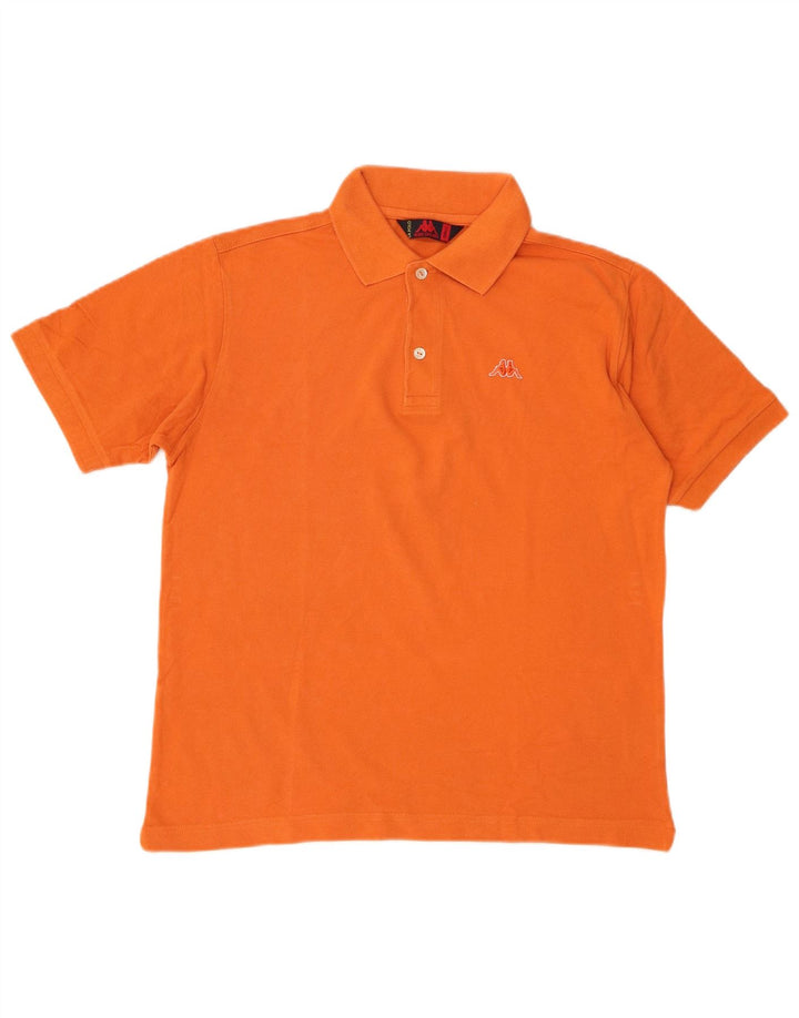 Kappa Polo Hombre Small Naranja Algodón