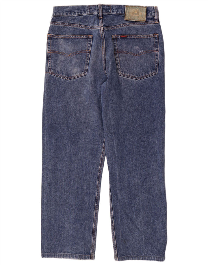 Vaqueros rectos para hombre Invicta W33 L27 Algodón azul