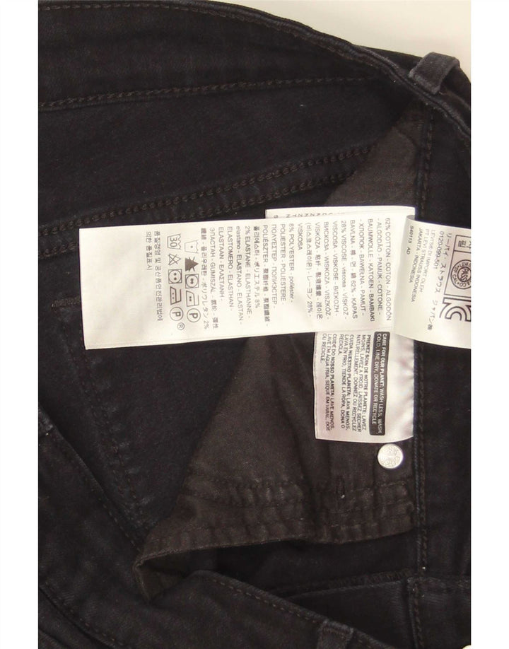Levi's Mujer 712 Slim Jeans W30 L32 Algodón Negro