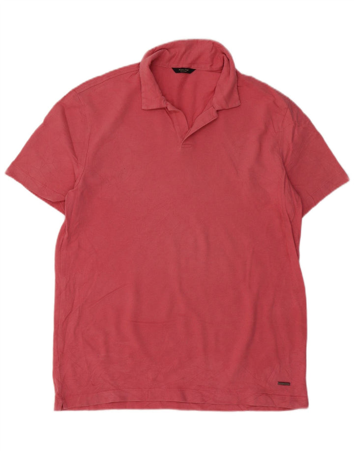 MASSIMO DUTTI Polo Hombre Rosa Medio