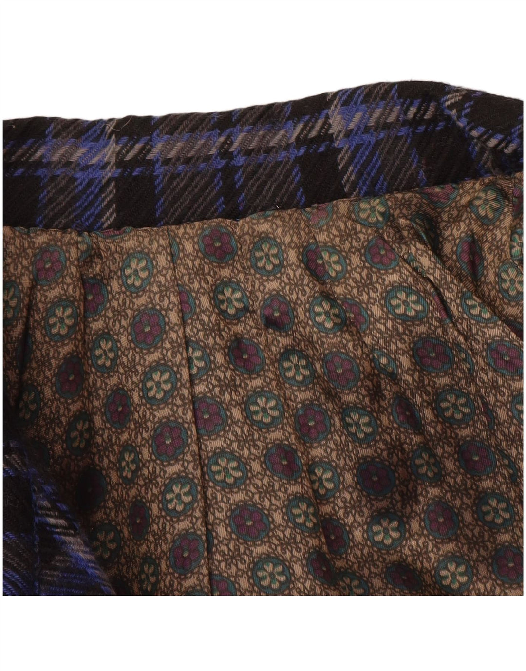 VINTAGE Chaqueta Blazer de gran tamaño para mujer de 3 botones Reino Unido 18 XL Azul Check