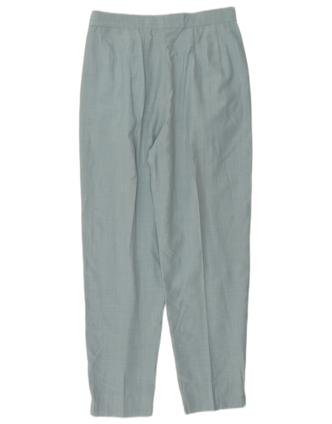 Belfe & Belfe Pantalón de traje cónico para mujer IT 44 Medium W28 L27 Rayón azul