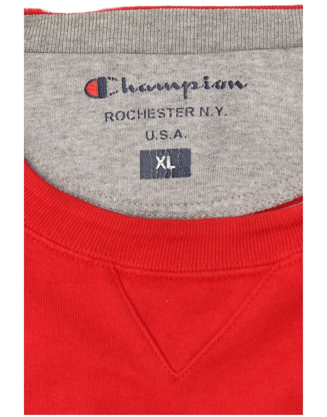 CHAMPION Sudadera gráfica para hombre Jumper XL Rojo