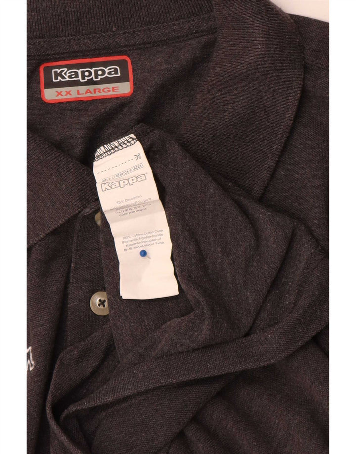 Kappa Polo Hombre 2XL Algodón Gris