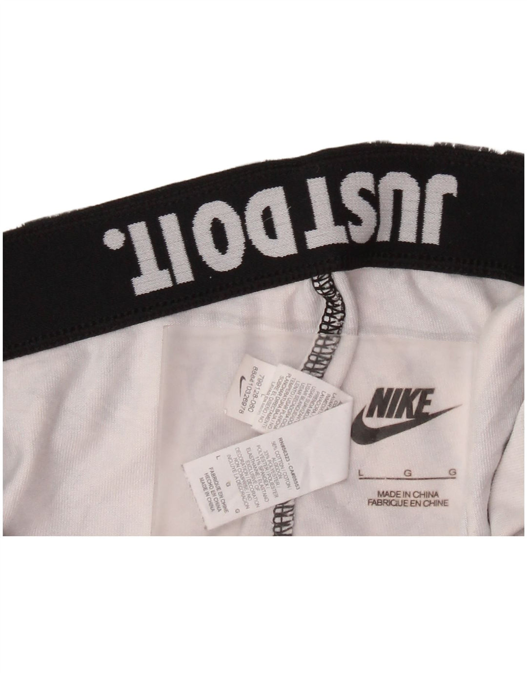 Leggings NIKE para mujer UK 40 Grande Negro Camuflaje Algodón