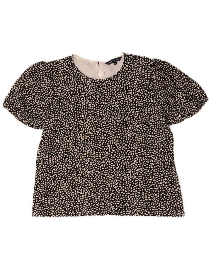 Blusa para mujer de French Connection UK 44 Mediana Algodón con lunares negros