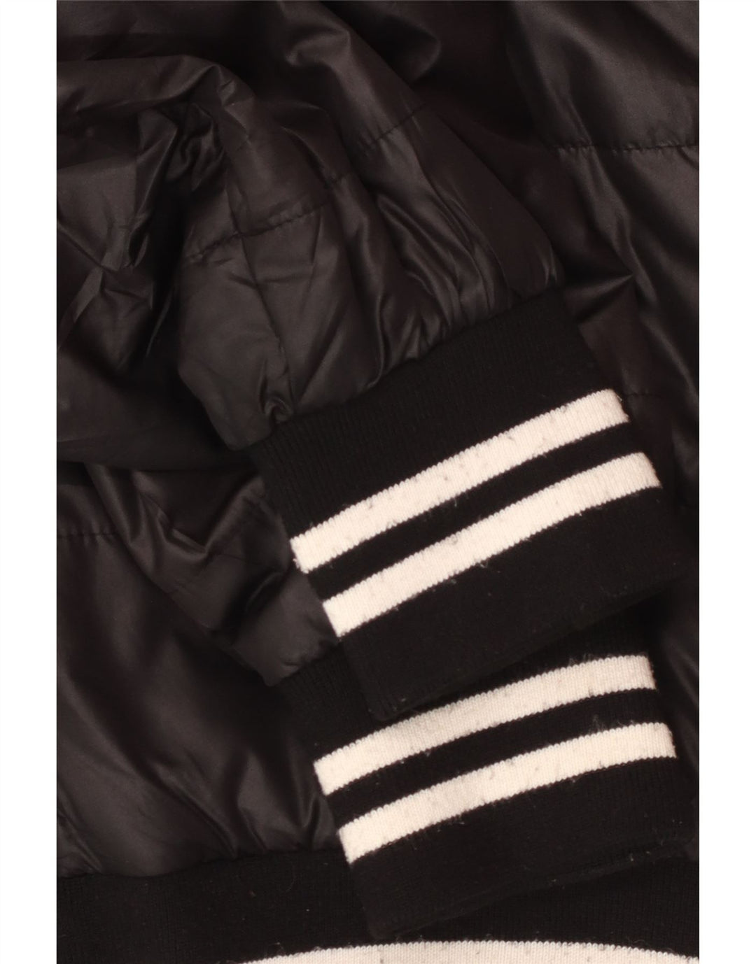 Kappa Chaqueta acolchada con capucha para hombre UK 42 XL Poliéster negro