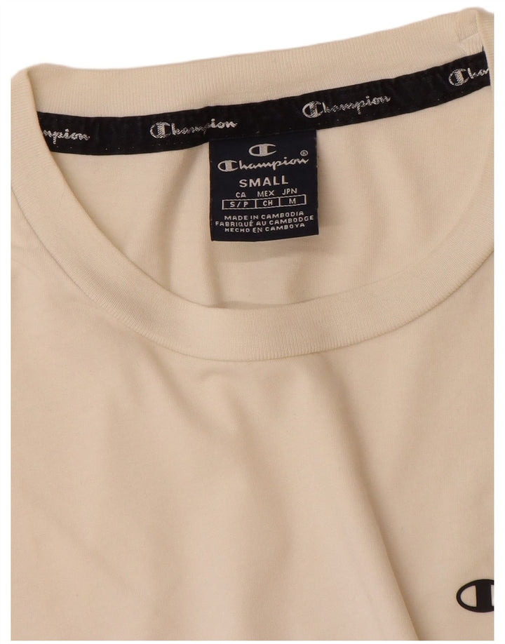 CHAMPION Camiseta para hombre Top Small Off White