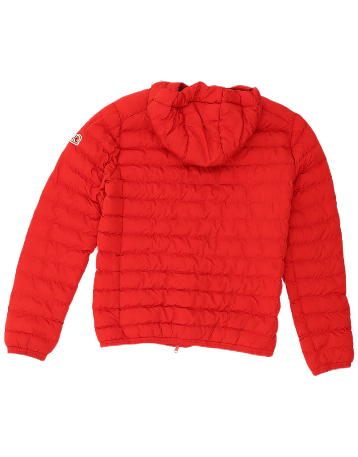 Chaqueta acolchada con capucha para hombre Invicta UK 38 Poliéster rojo mediano