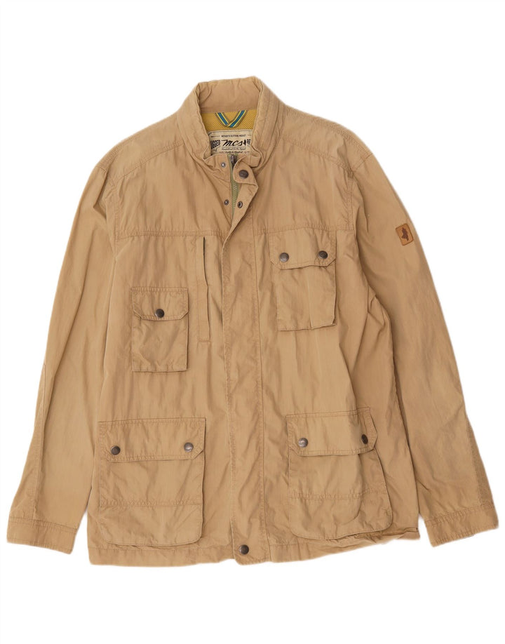 Marlboro Classics Chaqueta utilitaria con capucha para hombre UK 44 2XL Beige