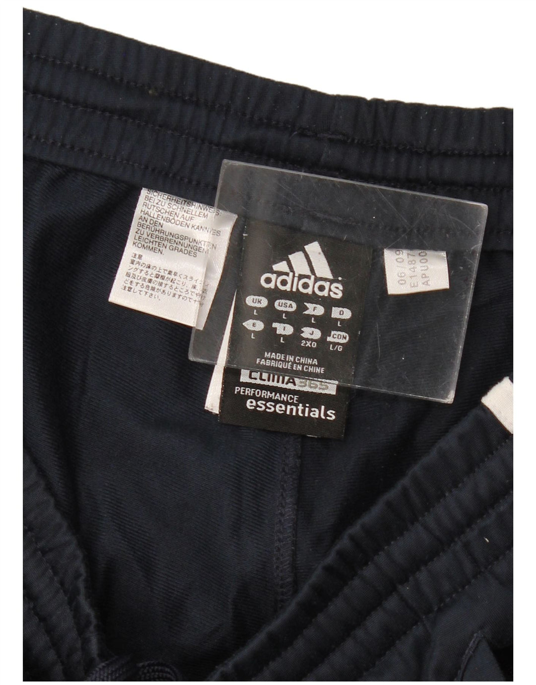 ADIDAS Mens Clima 365 Pantalones de chándal Grande Azul Marino Poliéster