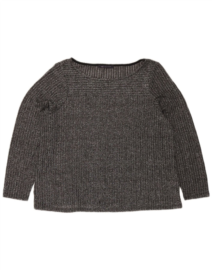 MARKS & SPENCER Blusa para mujer Top UK 20 2XL Poliéster moteado gris