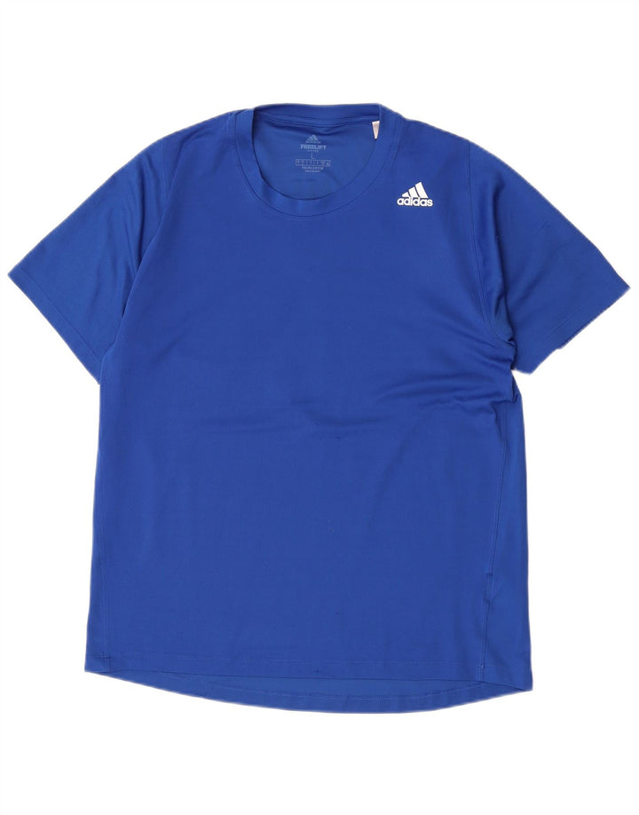Adidas Hombre Primegreen Camiseta Top Grande Azul Poliéster