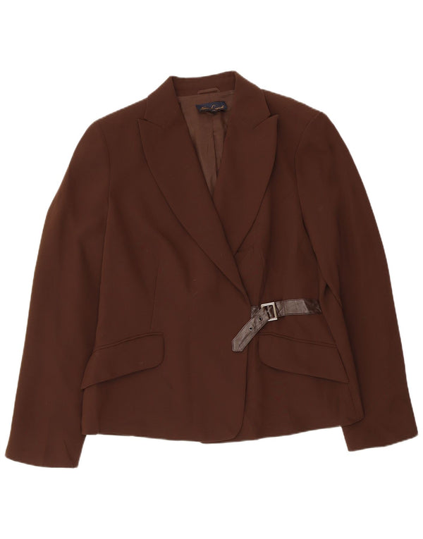 LUISA SPAGNOLI Chaqueta Blazer Mujer IT 48 XL Poliéster Marrón
