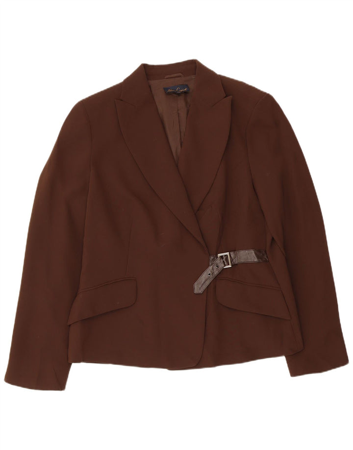 LUISA SPAGNOLI Chaqueta Blazer Mujer IT 48 XL Poliéster Marrón