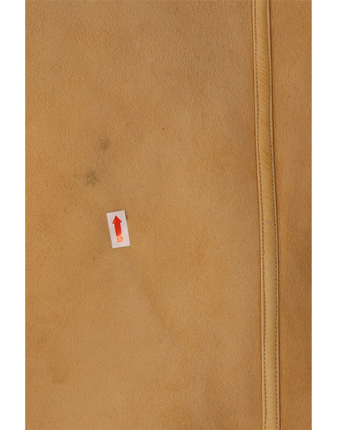 Vintage mujer shearling abrigo IT 46 grande beige shearling