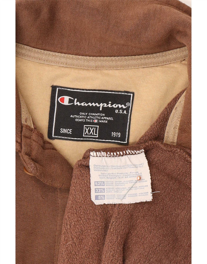 Champion Camisa extragrande para hombre 2XL Algodón marrón