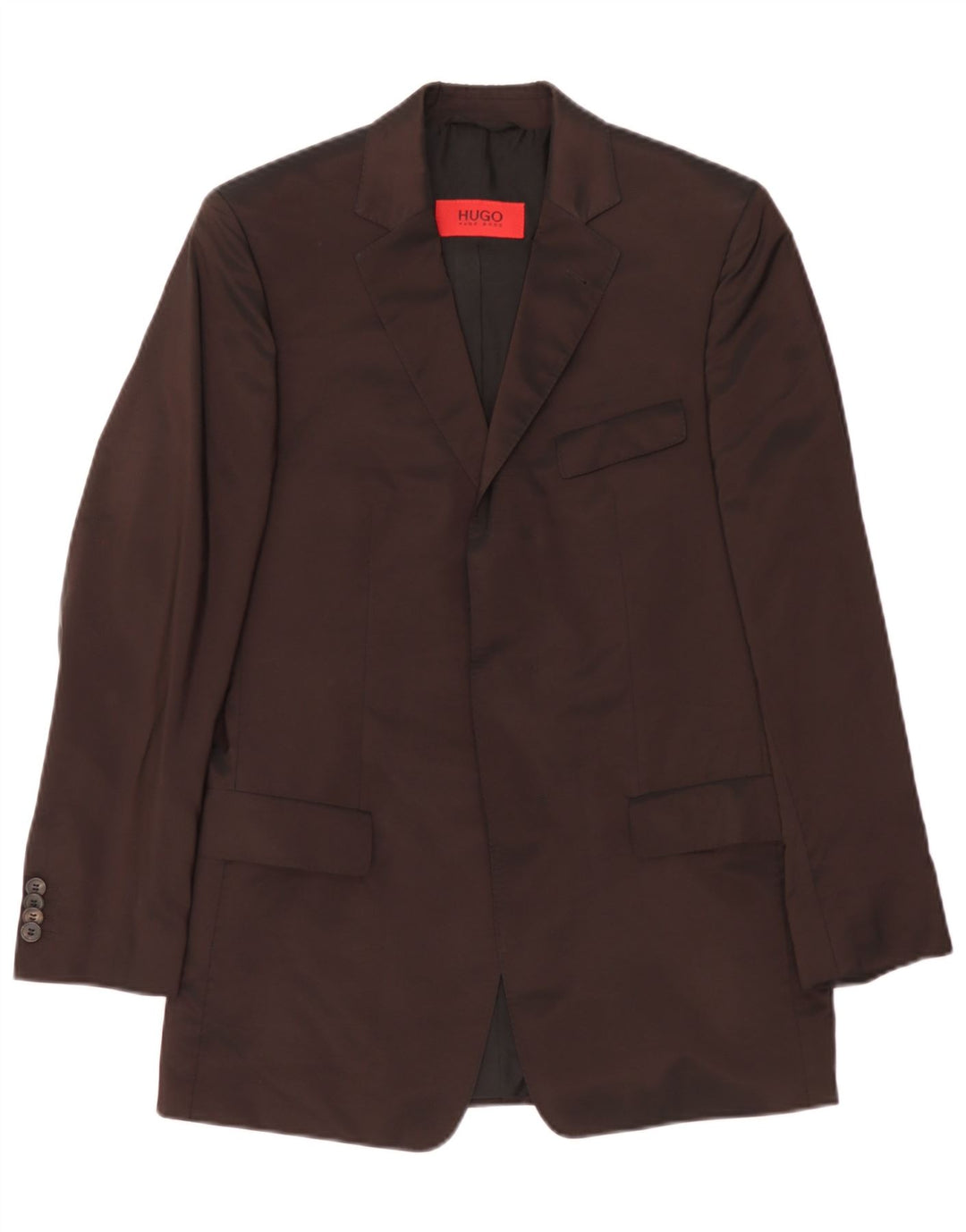 Hugo Boss Chaqueta tipo blazer para hombre EU 44 XS Acetato marrón