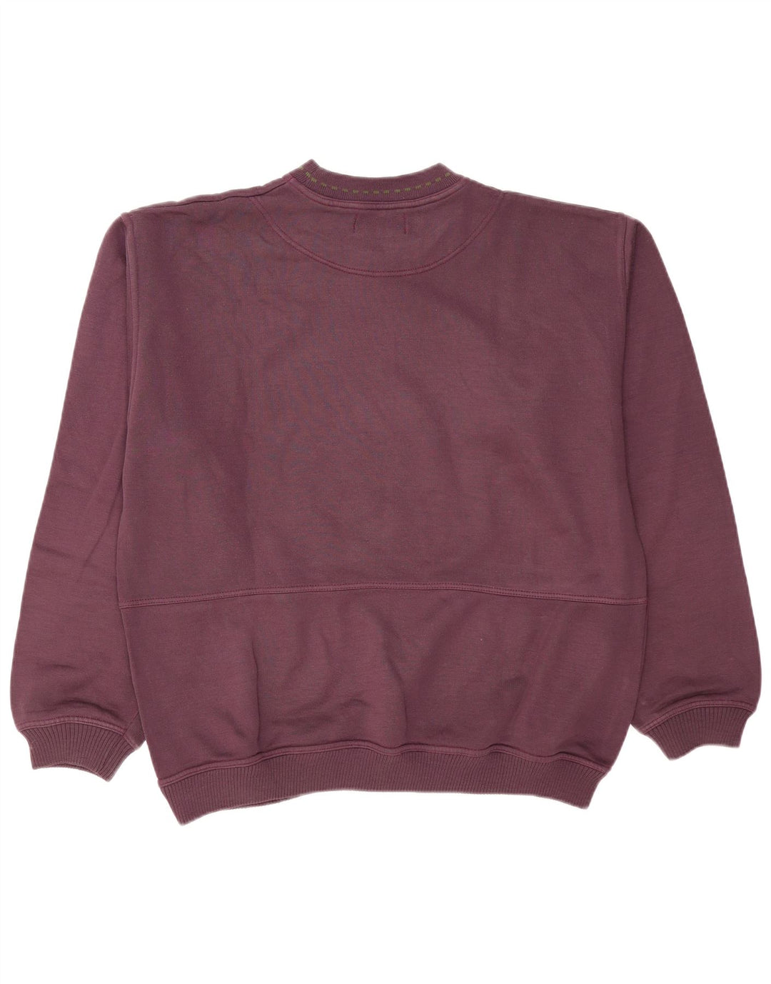 Vintage hombres sudadera gráfica jumper XL algodón granate