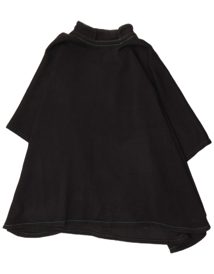 Vestido Poncho Vintage Mujer Talla Única Negro