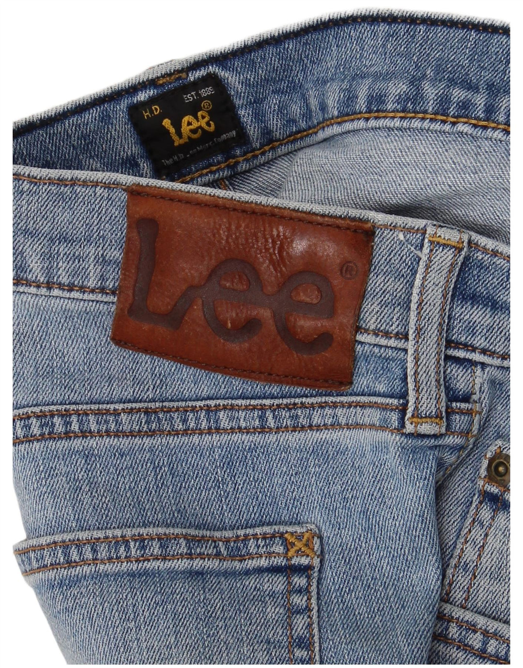 LEE Vaqueros ajustados para hombre W34 L31 Azul