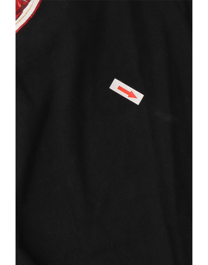 Jordan - Camiseta con gráfico extragrande para hombre, talla pequeña, algodón negro