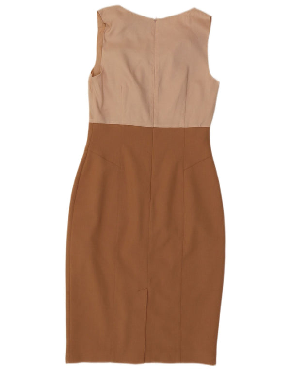 Oasis Vestido tubo sin mangas para mujer UK 40 Pequeño Poliéster color block rosa
