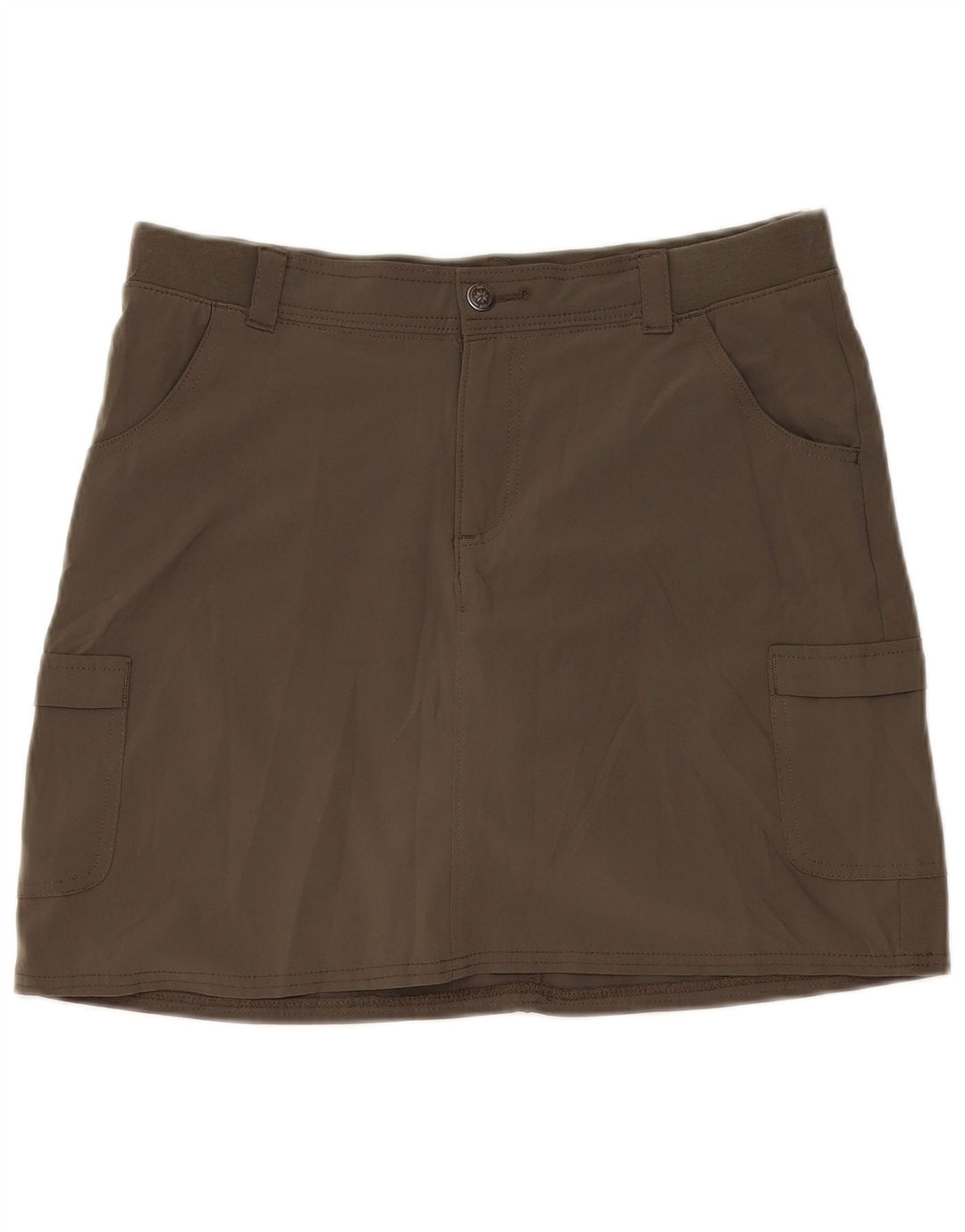 Lee Falda pantalón de ajuste relajado para mujer US 10 Grande Caqui Poliéster