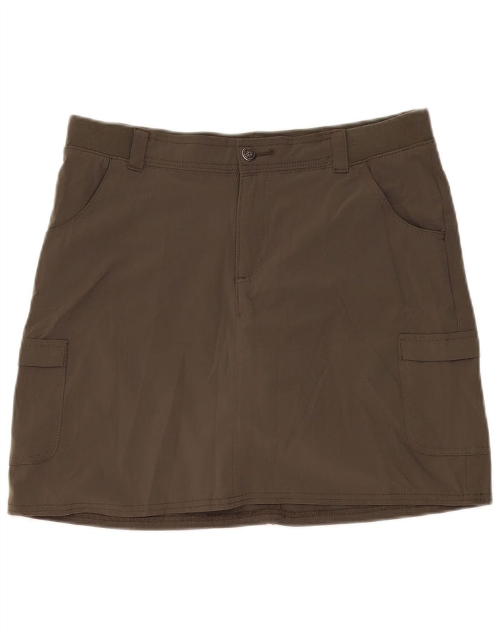 Lee Falda pantalón de ajuste relajado para mujer US 10 Grande Caqui Poliéster