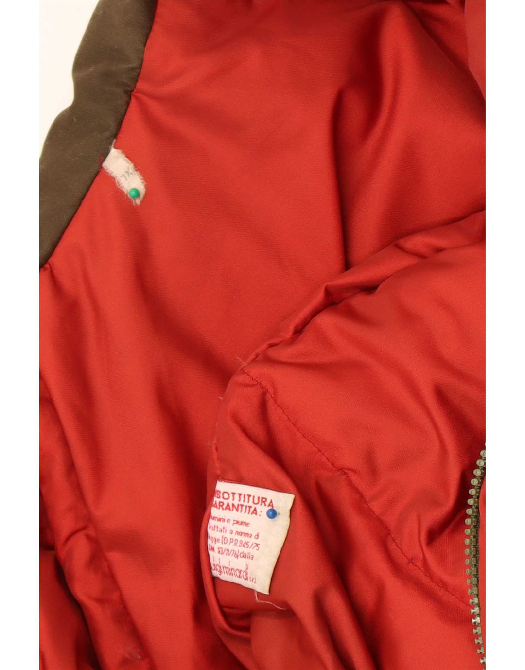 Chaqueta acolchada vintage para hombre Reino Unido 42 XL Marrón