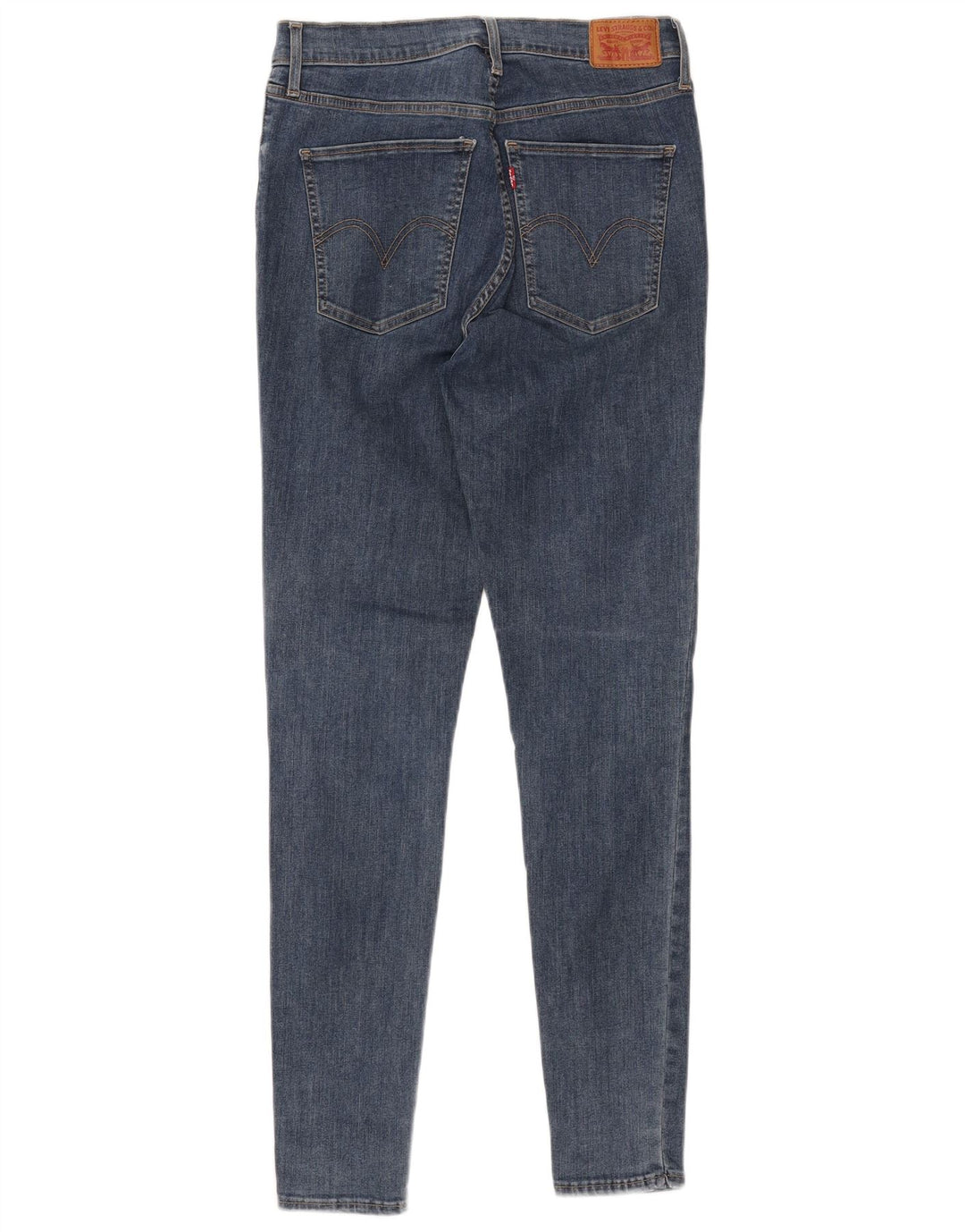 LEVI'S Vaqueros súper ajustados Mile High para mujer W31 L32 Algodón azul