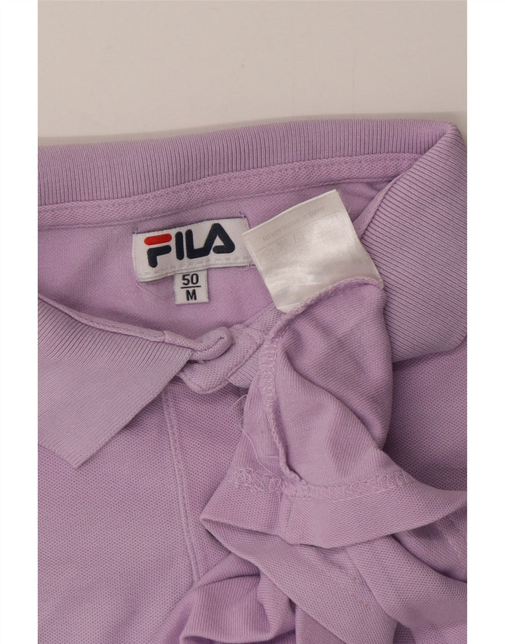 FILA Polo Hombre IT 50 Algodón Morado Medio
