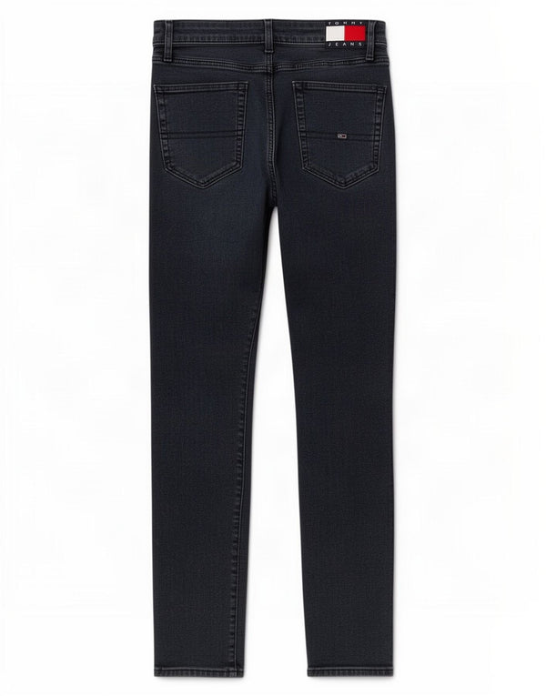 Tommy Hilfiger Vaqueros pitillo Simon para hombre W30 L32 Azul marino