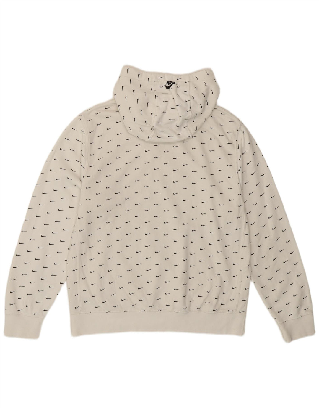 Nike Jersey con capucha y gráfico gráfico de algodón blanco mediano para hombre