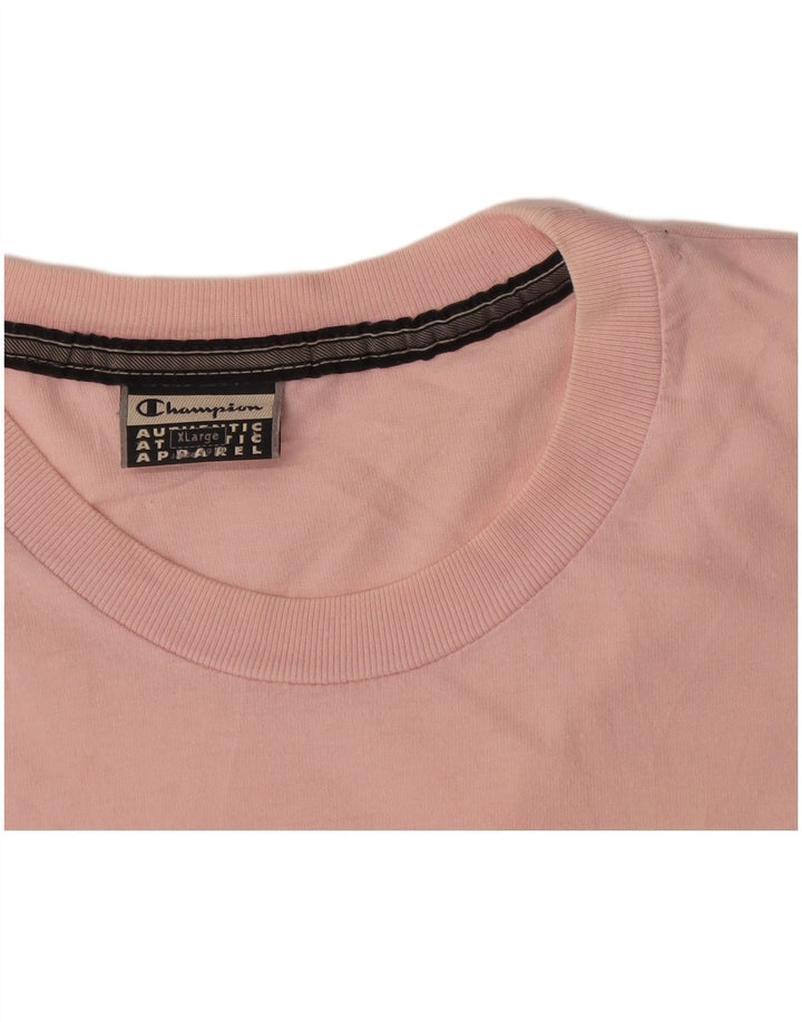 Champion Camiseta Hombre Top XL Rosa Algodón