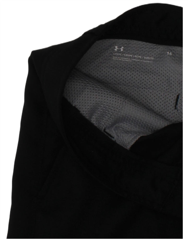 UNDER ARMOUR Pantalones cortos chinos para niños 15-16 años W28 Negro