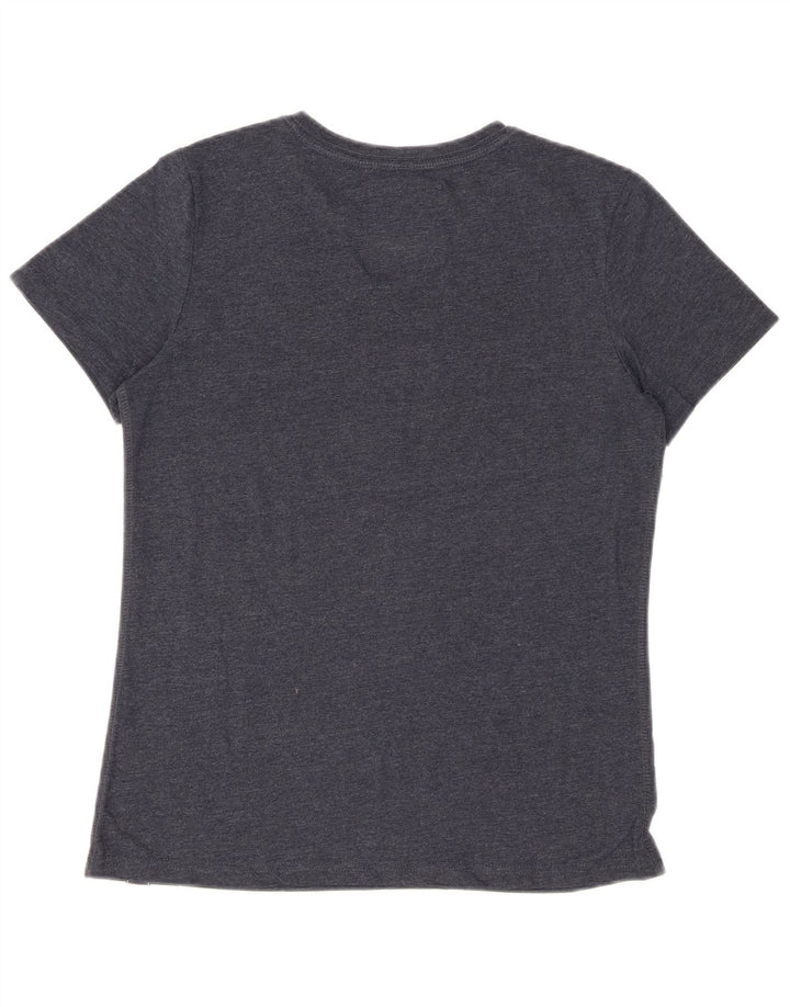 SUPERDRY Camiseta gráfica para mujer Top UK 10 Small Grey