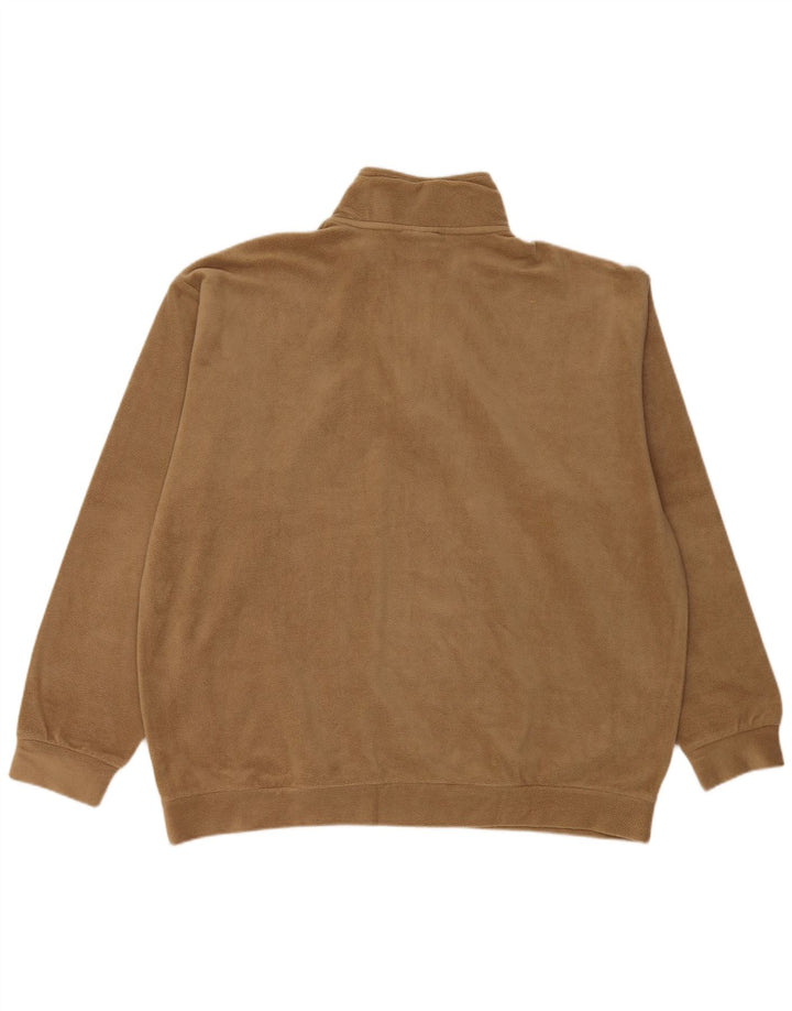 NORTH SAILS Jersey polar con cuello y cremallera para hombre 2XL Poliéster beige