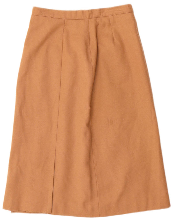 Falda midi Windsmoor para mujer UK 14 Medium W28 Lana beige