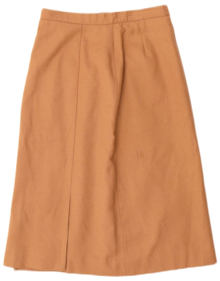 Falda midi Windsmoor para mujer UK 14 Medium W28 Lana beige