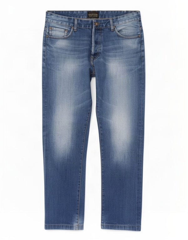 Zara Vaqueros Rectos Hombre EU 46 XL W36 L30 Azul